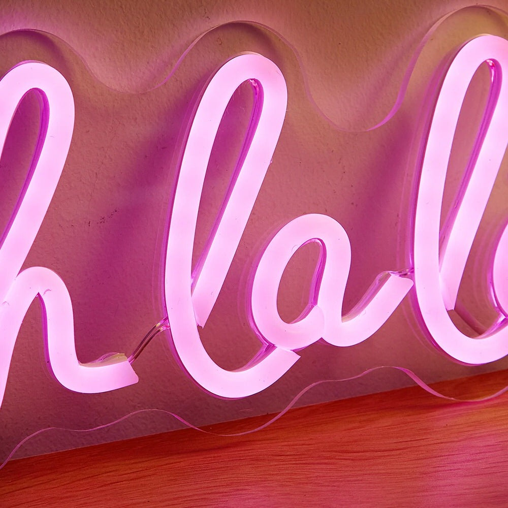 Oh La La LED Wall Neon Sign