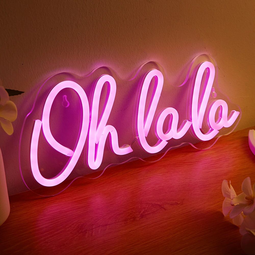 Oh La La LED Wall Neon Sign