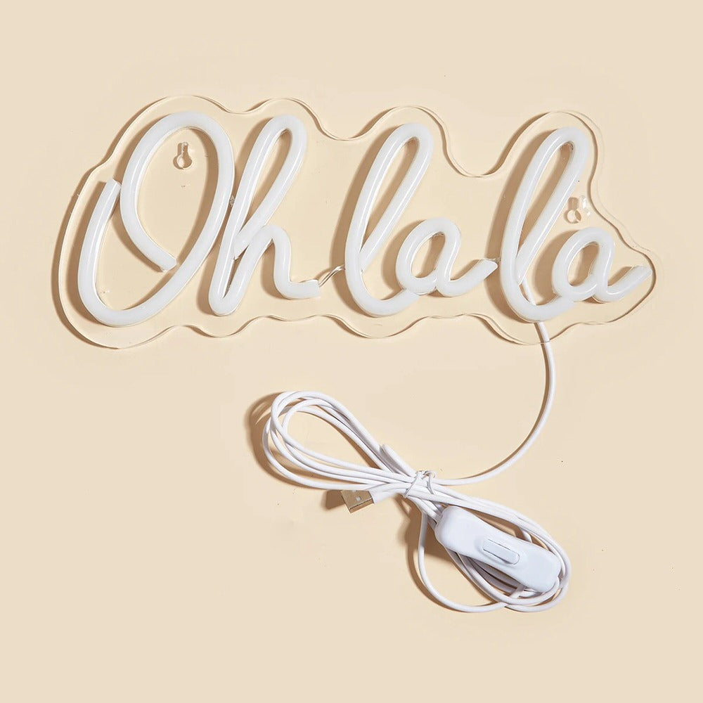 Oh La La LED Wall Neon Sign