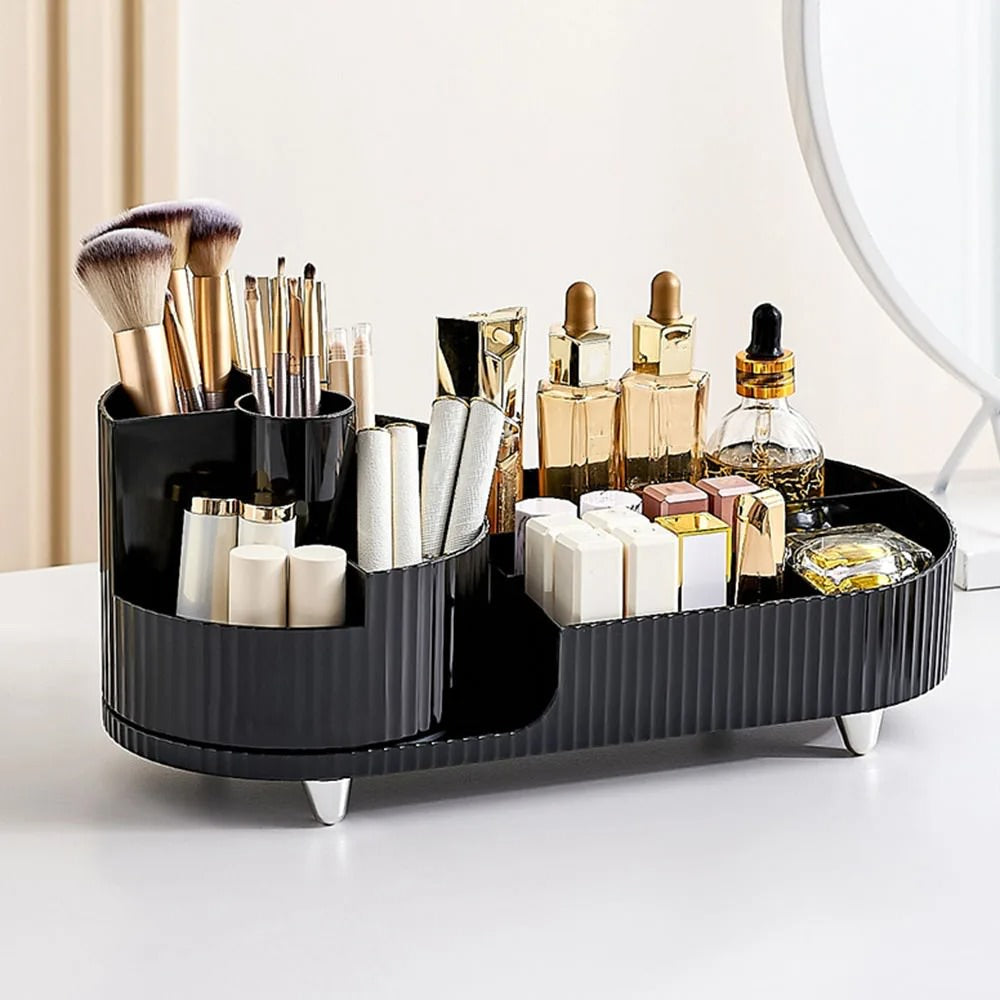 Pleated Makeup Desktop Organizer