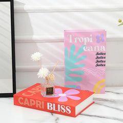 Preppy Cities Fake Book Storage Box