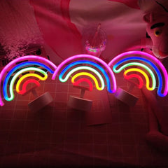 Rainbow Table Neon Sign