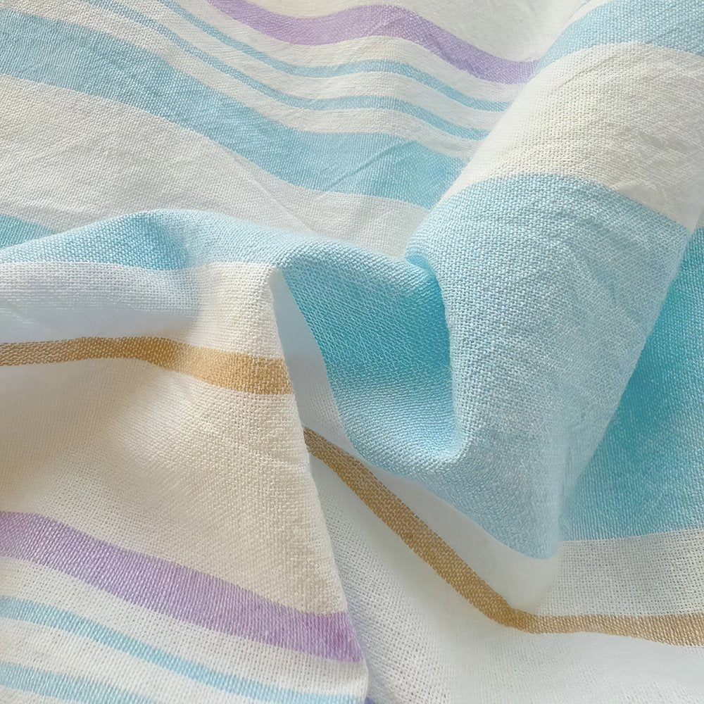 Pastel Retro Striped Bedding Set