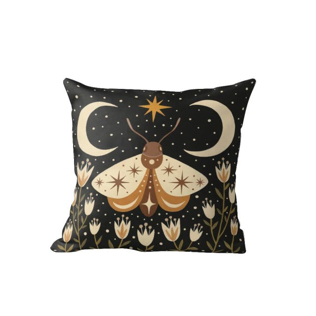 Magic Night Moth Pillow Covers