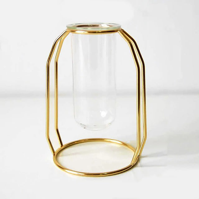 Brass Outline Vase