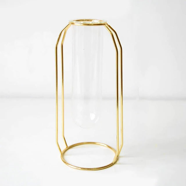 Brass Outline Vase