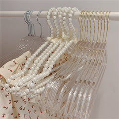 Set of White Pearl Hangers