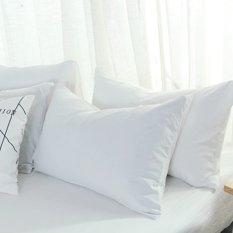 White Washed Cotton Bedding Set