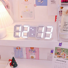 White Digital Alarm Clock