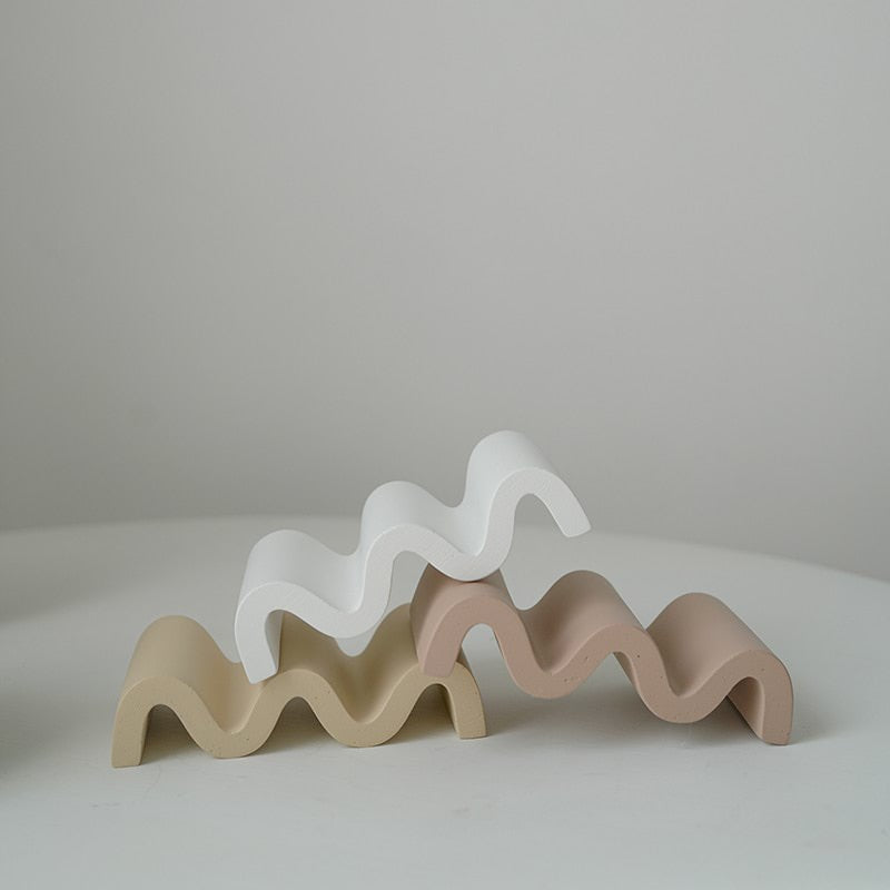 Wavy Ceramic Jewelry Organizer