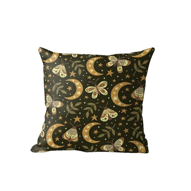 Magic Night Moth Pillow Covers