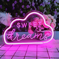 Sweet Dreams Cloud Neon Sign