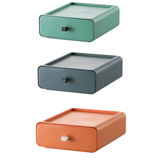 Stackable Rounded Desk Drawer Organizer