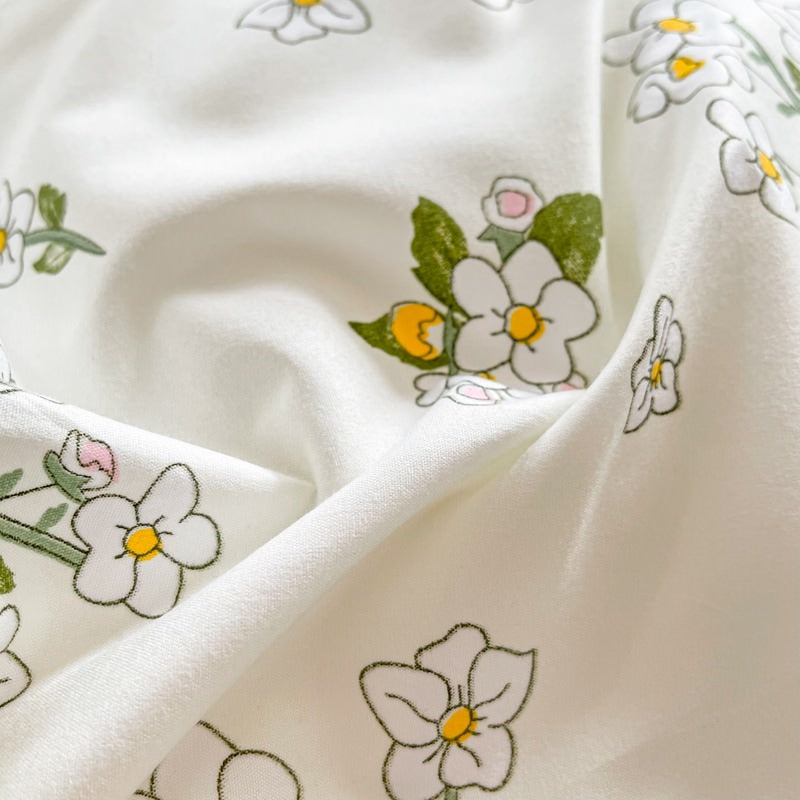 Sage Green Wildflowers Bedding Set