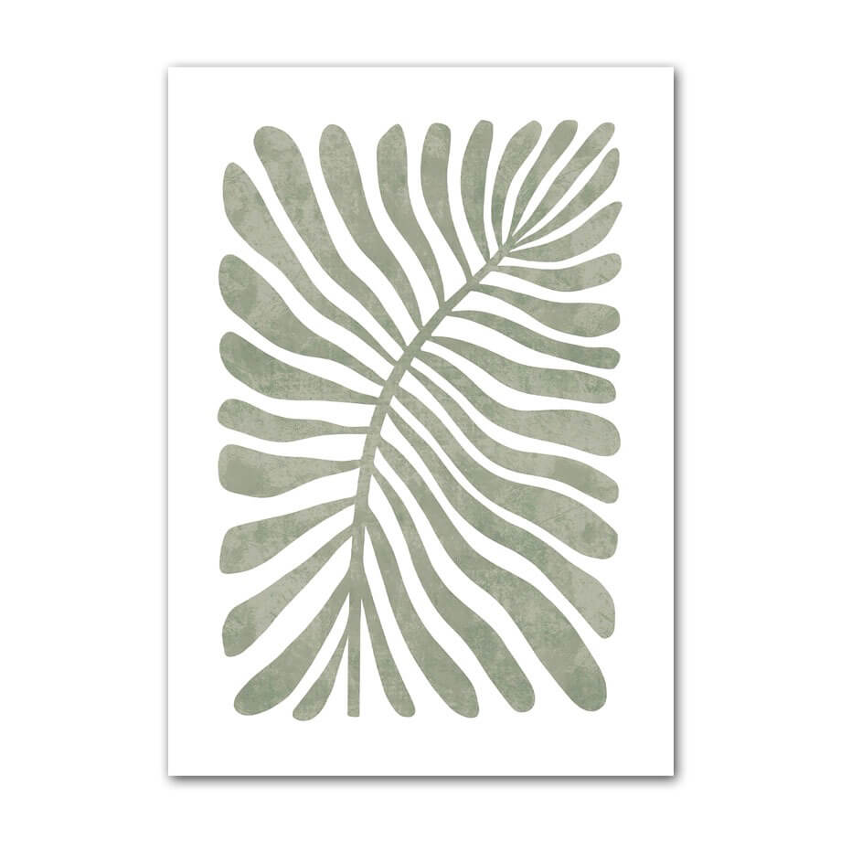 Sage Green Aesthetic Ornaments Canvas Posters