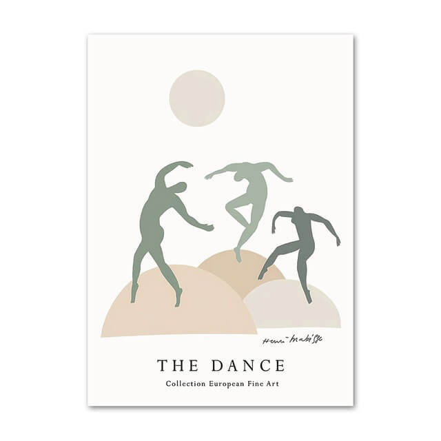 Sage Green Cut Outs Canvas Posters