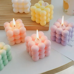 Bubble Cube Scented Candle