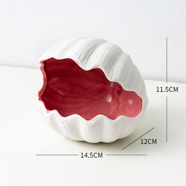 Seashell Ceramic Jewelry Tray