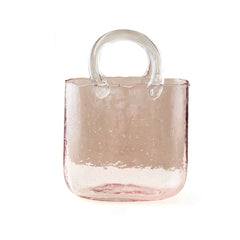 Shopping Bag Glass Vase