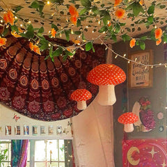 Fairy Mushroom Hanging Decor