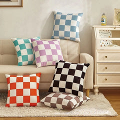 Checkered Cushion Cover