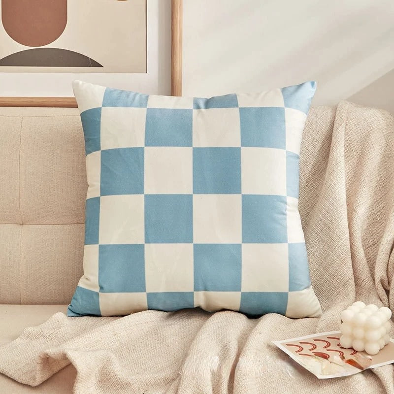 Checkered Cushion Cover