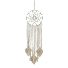 Snowflake Fringe Macrame Dreamcatcher