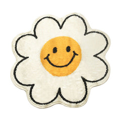 Daisy Flower Accent Rug