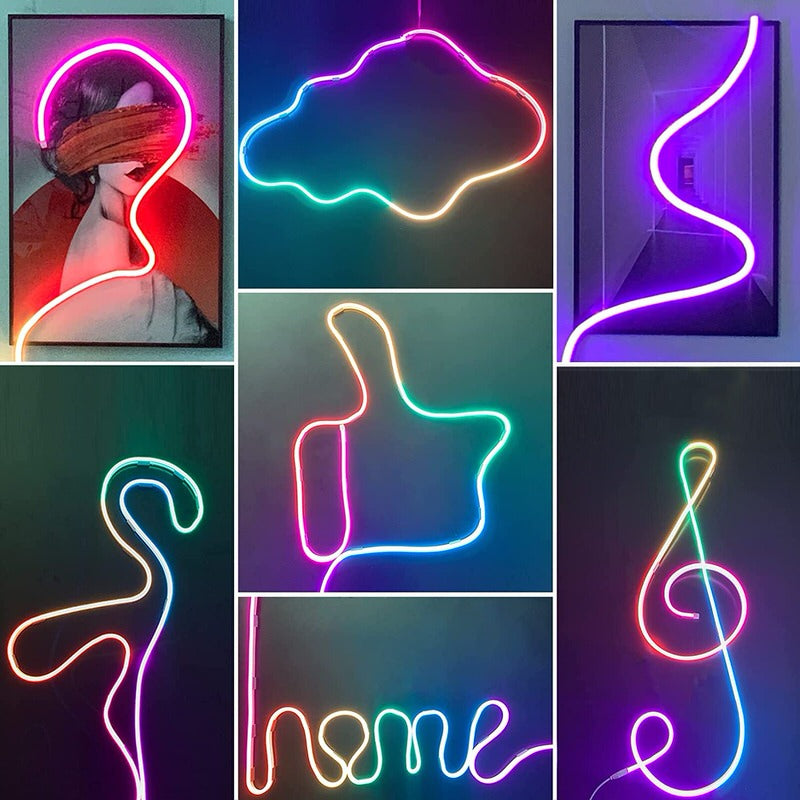 Squiggle Neon Rope LED Lights