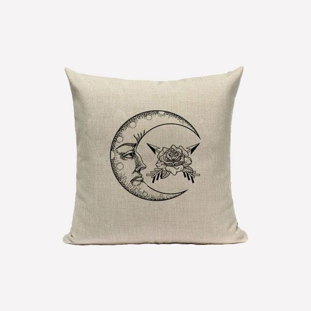 Monochrome Sun & Moon Cushion Covers