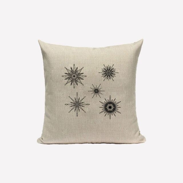 Monochrome Sun & Moon Cushion Covers