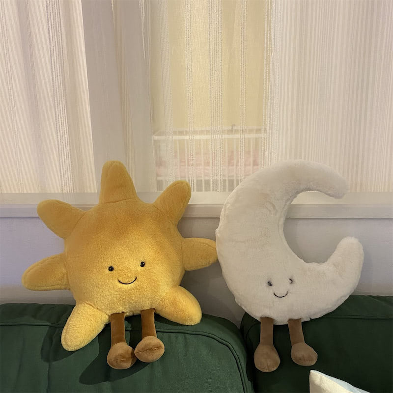 Sun & Moon Happy Plush Cushions