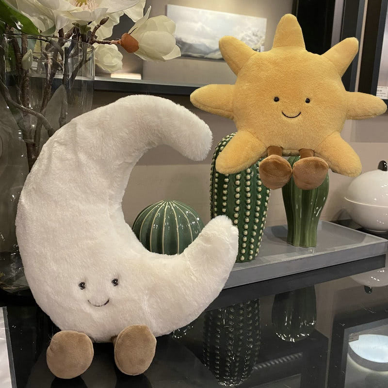 Sun & Moon Happy Plush Cushions