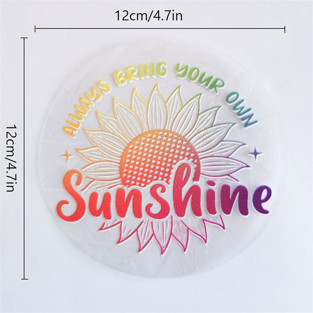 Sunshine Sun Catcher Stickers