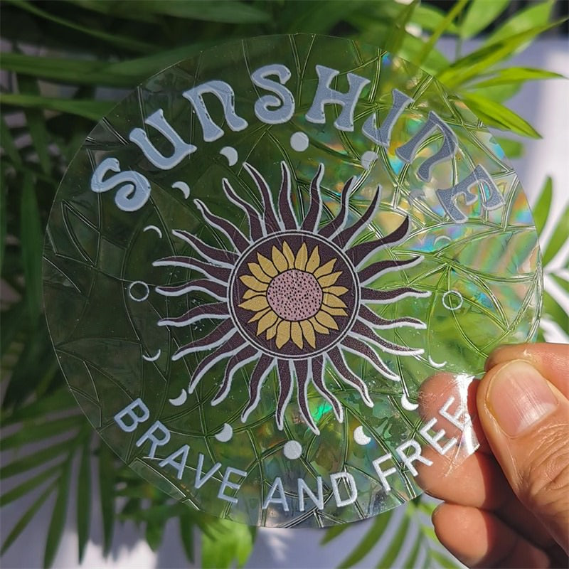 Sunshine Sun Catcher Stickers