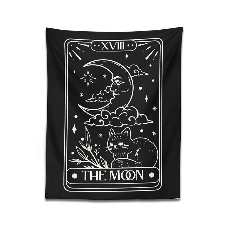 The Moon Cat Tarot Tapestry