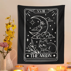 The Moon Cat Tarot Tapestry