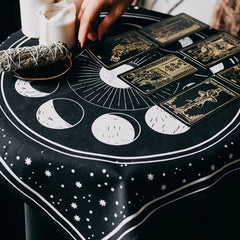 Tarot Moon Phases Altar Cloth