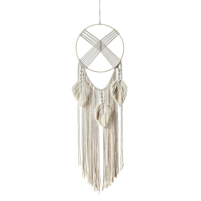 The Cross Fringe Macrame Dreamcatcher