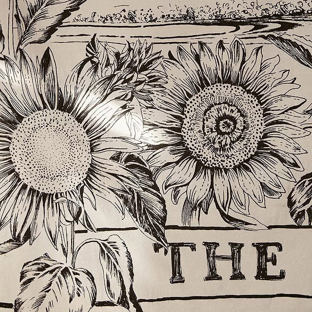 "The Sun" Tarot Monochrome Tapestry