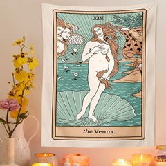 The Venus Tarot Card Tapestry