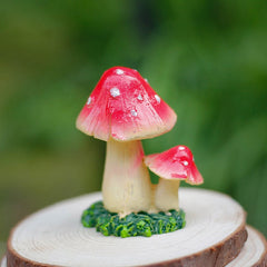 Tiny Mushrooms Figurine