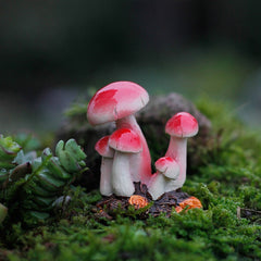 Tiny Mushrooms Figurine