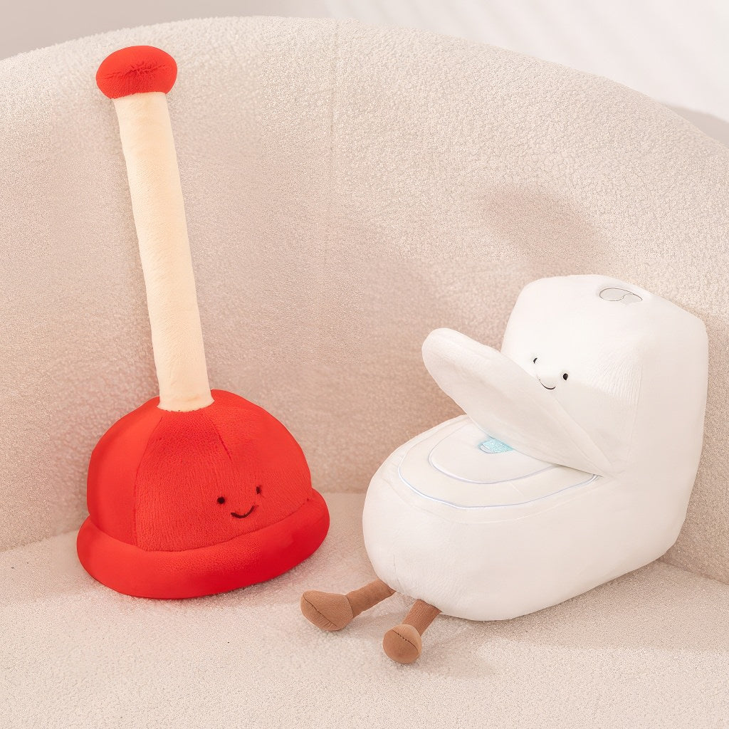 Happy Toilet Plush Toy