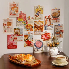 Vintage Sweets Posters Wall Collage Cards