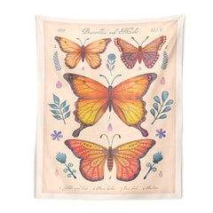 Vintage Schmetterlinge Kunst Wandbehang