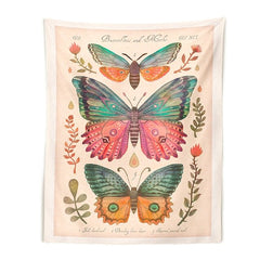 Vintage Schmetterlinge Kunst Wandbehang