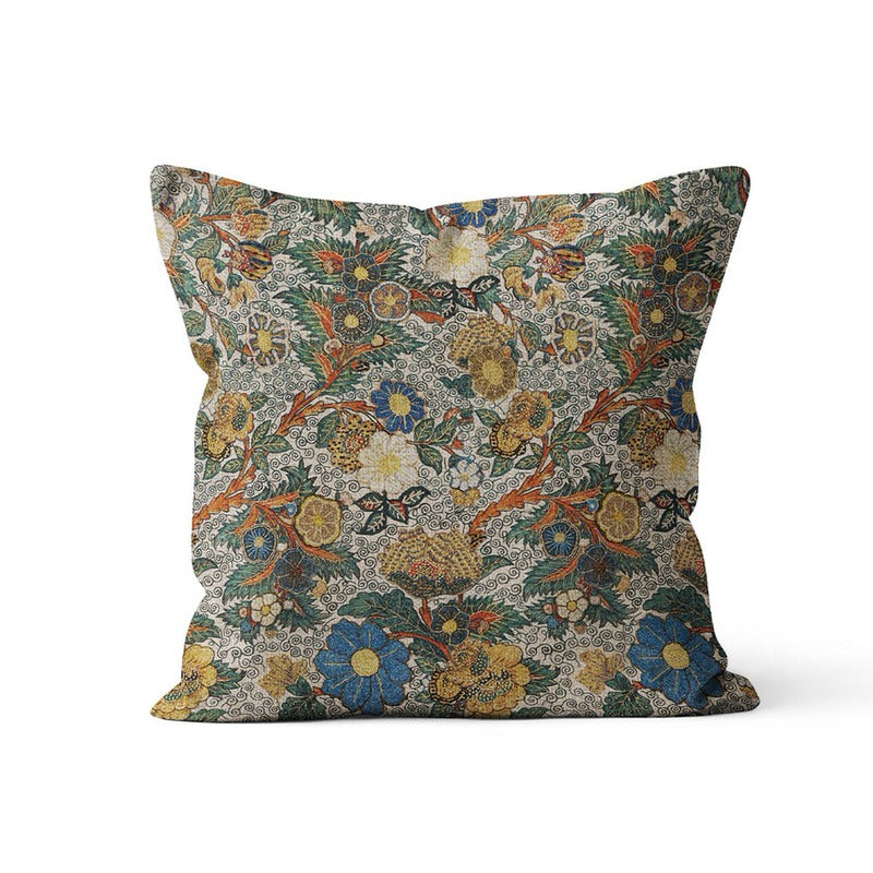 Retro Floral Print Cushion Covers