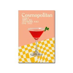 Vintage Cocktail Bar Canvas Posters