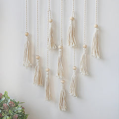 Macrame Wall Hanging Photo Display